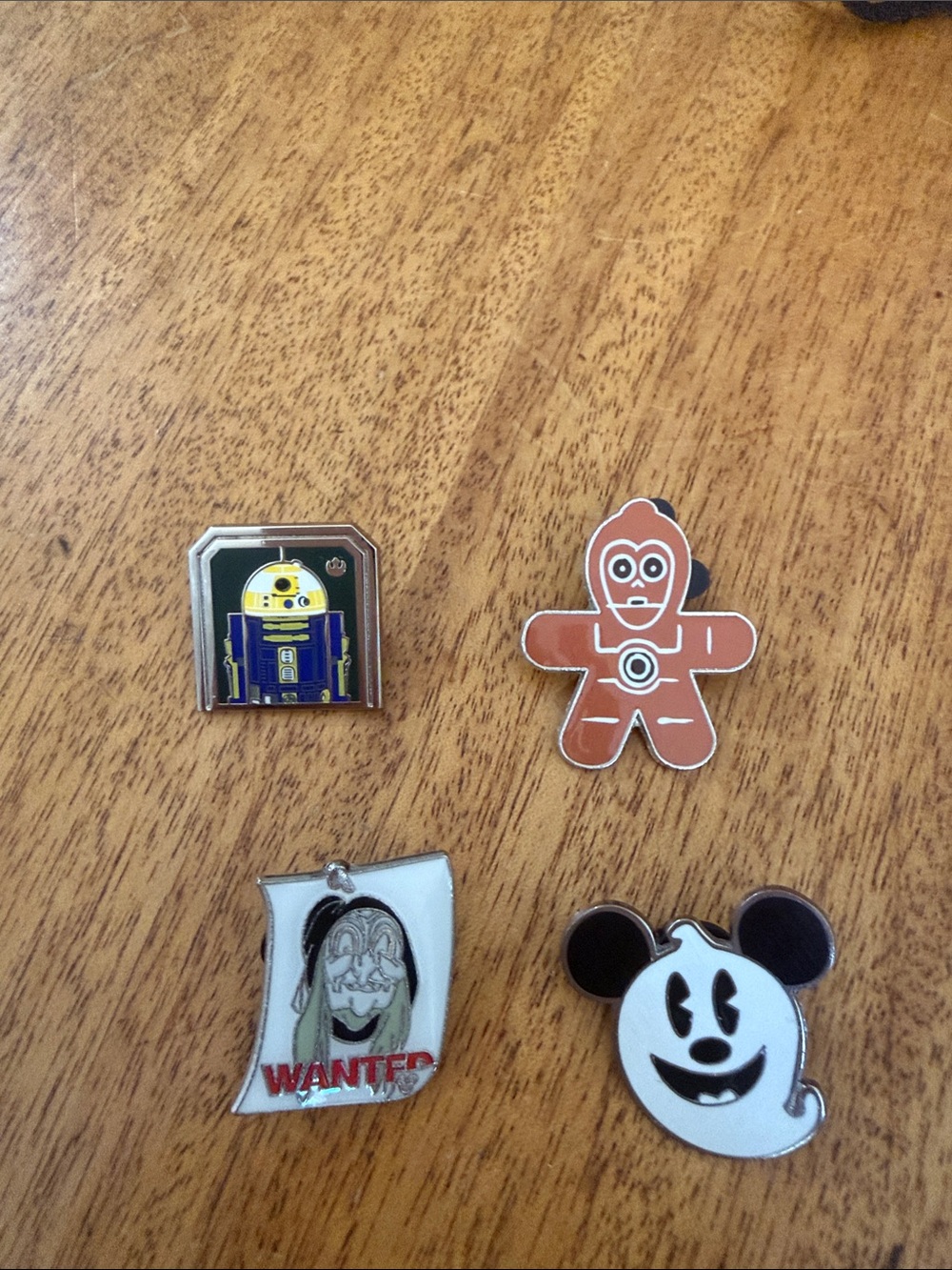 Disney Trading Pins.  Lot of 4 pins.